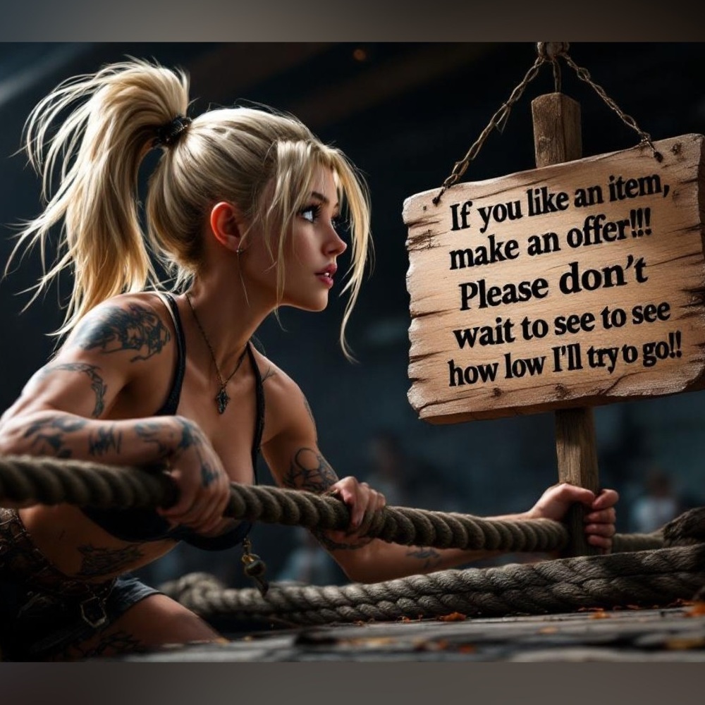 MAKE OFFERS!!! If you like it put a number on it! I can say no or give you best.